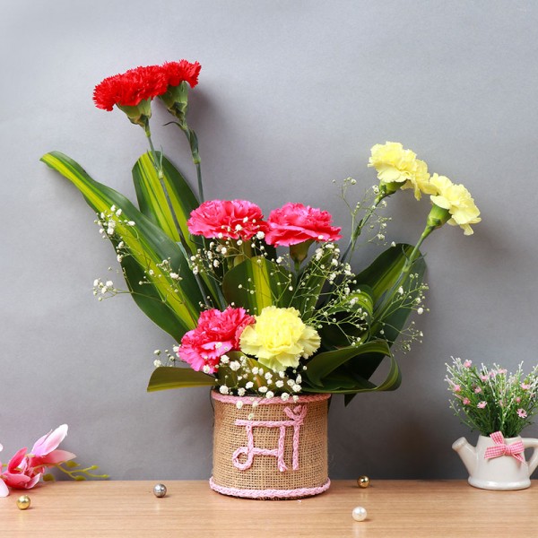 Especially For Mom Flowers Basket